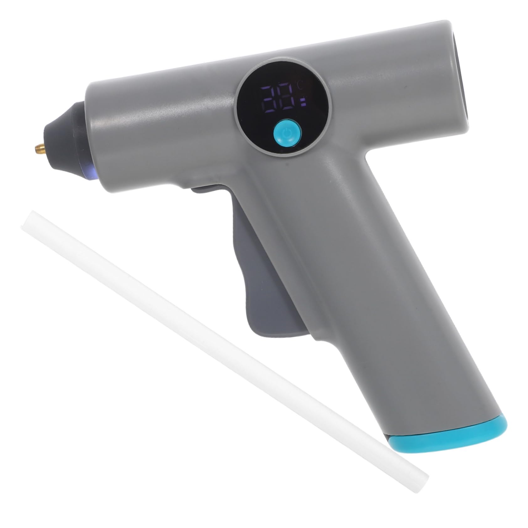 Incollatrice a Caldo Cordless Digitale, Compatta e Leggera | Ricaricabile a Batteria, ad Alta Adesione e Rapida, per Legno e Vari Materiali, per Bricolage e Decorazioni