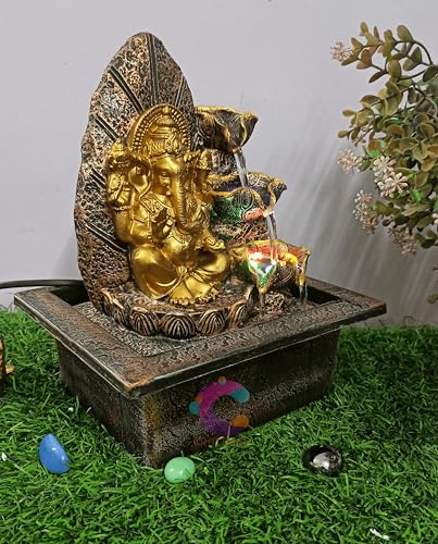Image of Decorative Water Fountain for Home Decor, Office, Indoor & Outdoor, Garden, Puja Room, Vaastu, Reception, Spa, Gifting. (UR-050)