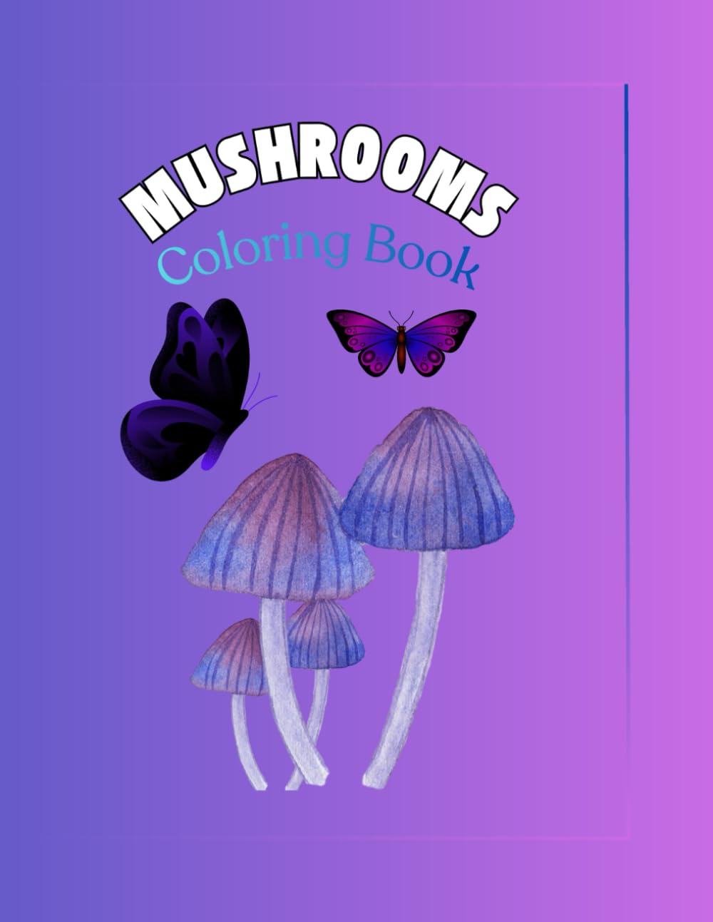mushroom coloring book