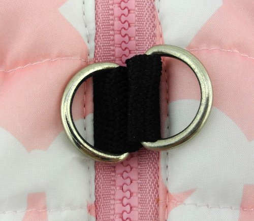 Image of SMALLLEE Lucky Store New Various Pet Cat Dog Soft Padded Vest Harness Small Dog Clothes Pink Bow, Model: BFL049-Pink-L, L(Chest 17.7 inch Back 15.0 inch)