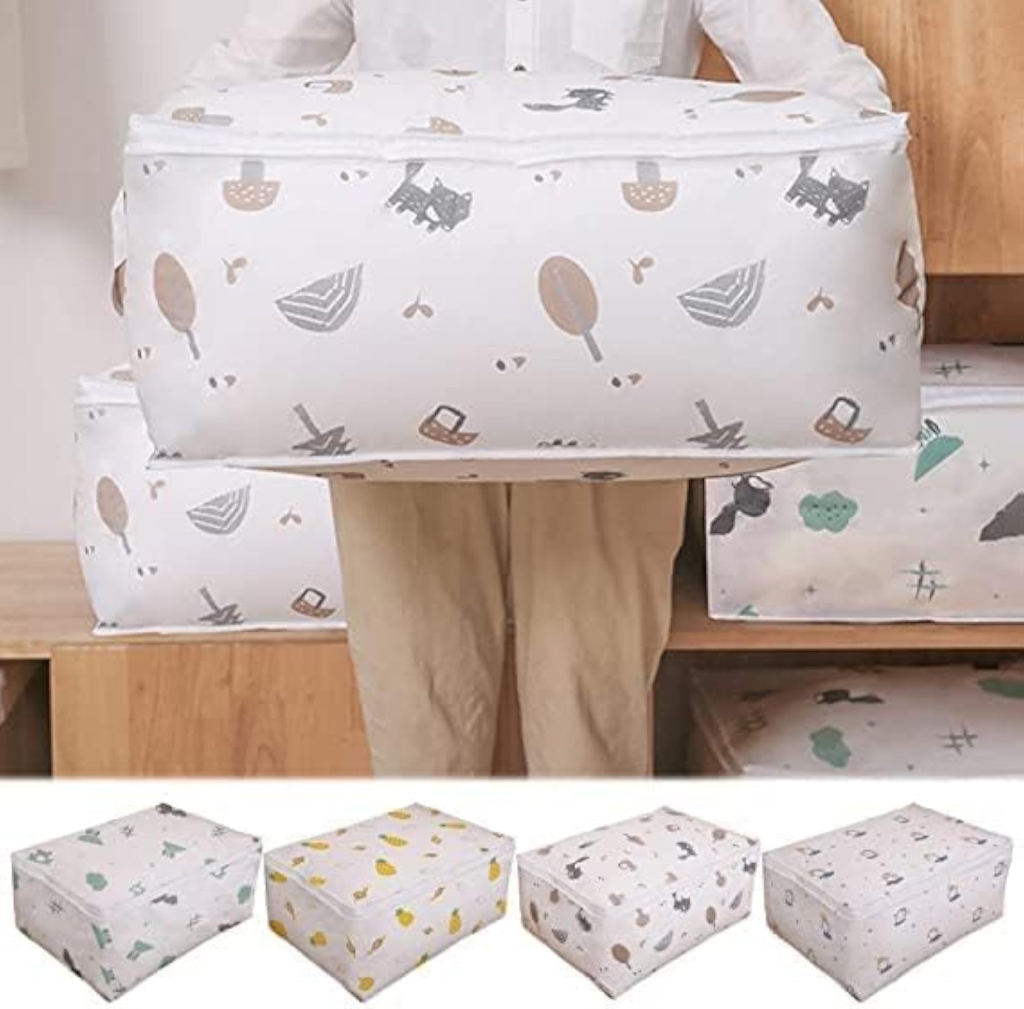 Under Bed Storage Bag for Blankets and Clothes