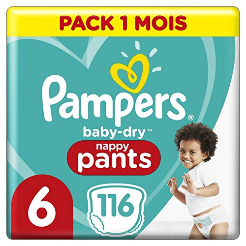  Couches Culottes Pampers Taille 6 (+15 kg) - B...