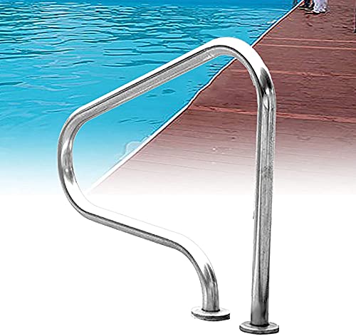 Rambardes de piscine en acier inoxydable avec embase à montage rapide