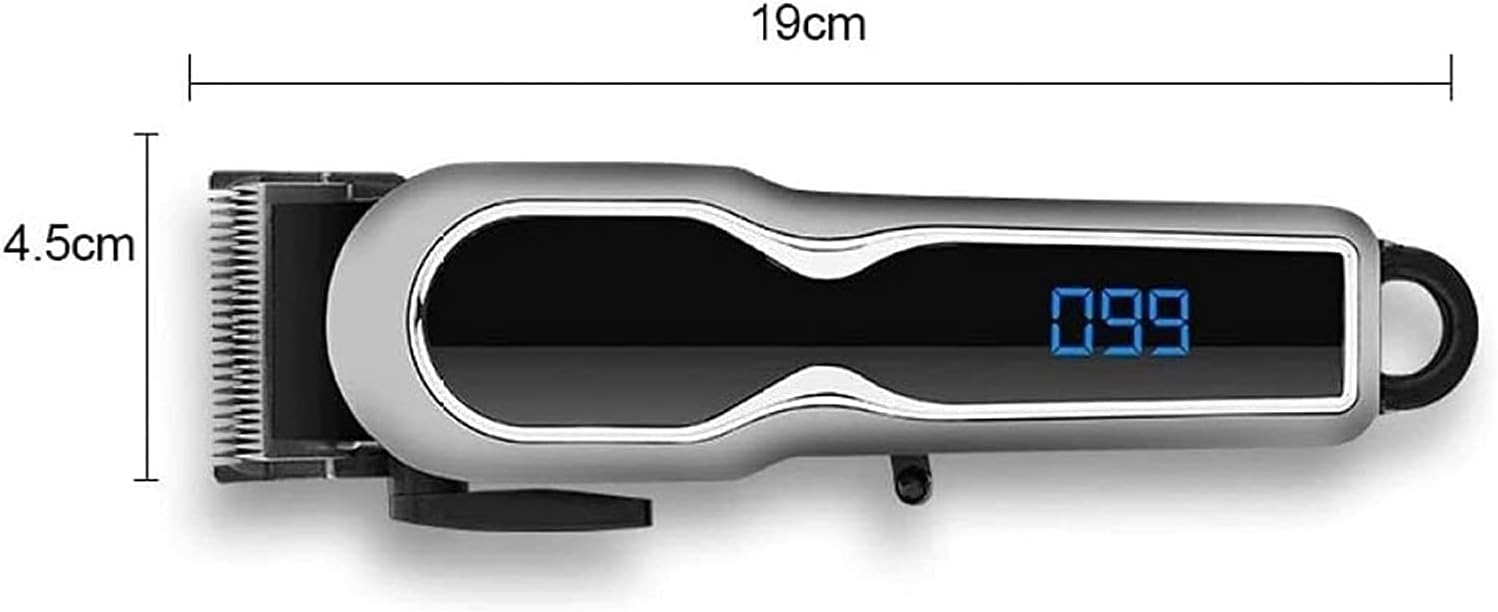 Mens Hair Clippers Professional Cordless Hair Beard Trimmer Haircut Grooming Kit Rechargeable