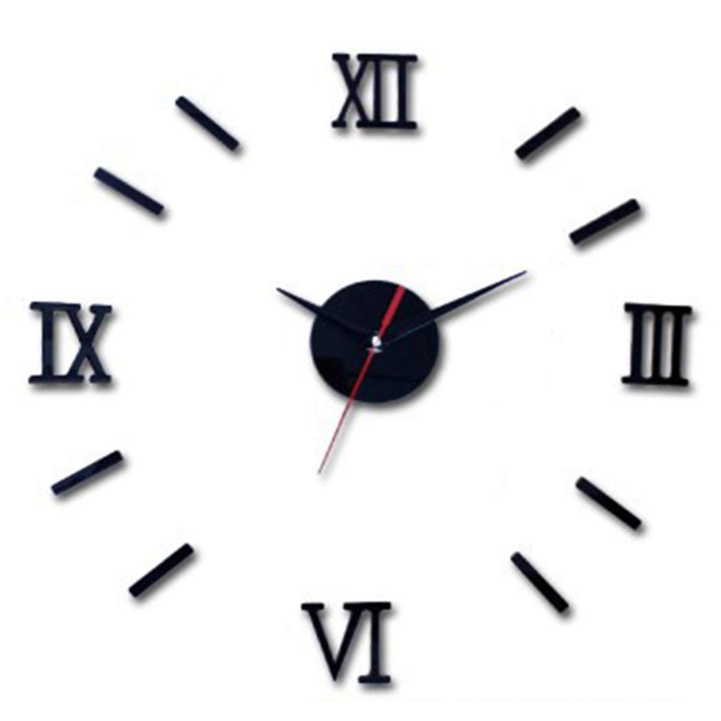 Buy Outgeek Wall Clock Sticker Digital Number Silent Wall Hanging Clock