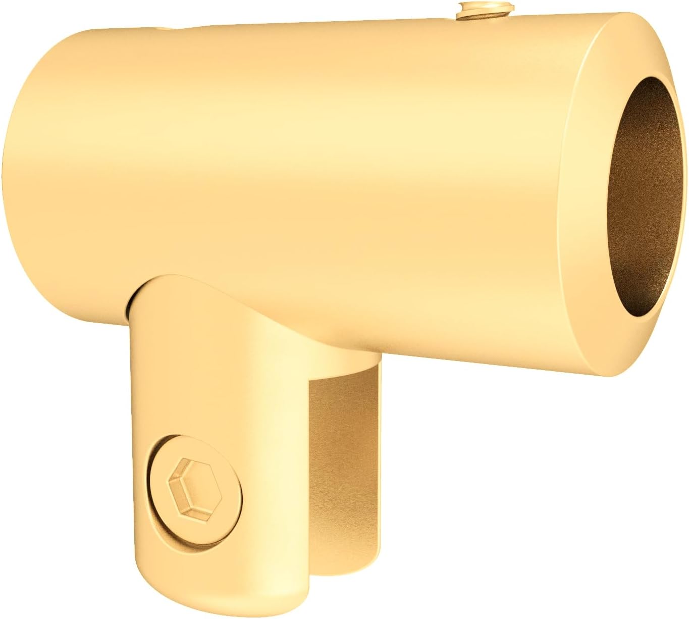 CRL Brass Support Bar U-Bracket for 3/8" and 1/2" Glass
