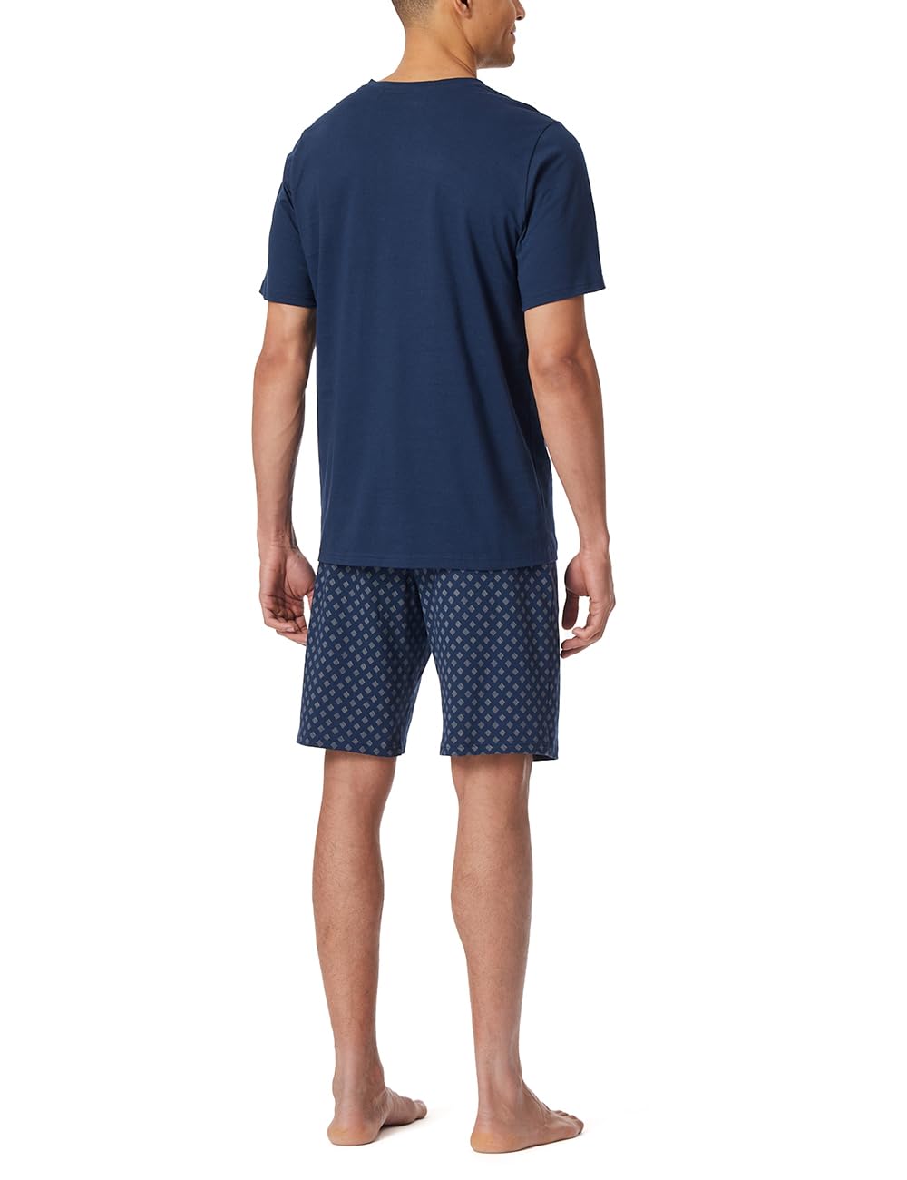 Schiesser Piżama krótka dekolt w serek - zestaw Nightwear, Admiral_182200, 58
