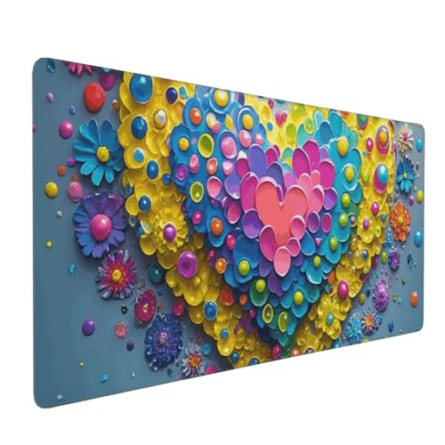 Tapis de souris de jeu antidérapant et grand protège table 90x40