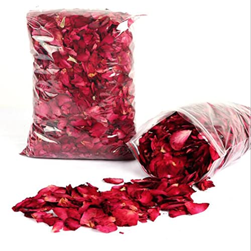 Zerodeko 100g Copos de Pétalos de Rosa Secos para Baño miniatura 3