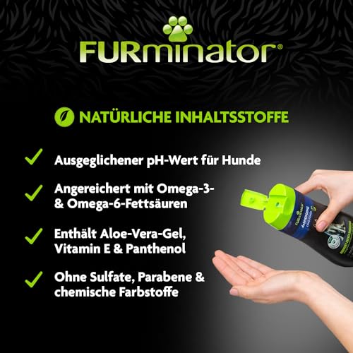 FURminator deShedding Hunde-Conditioner - Premium Conditioner für weiches und glänzendes Fell, reduziert lose Haare, 473 ml