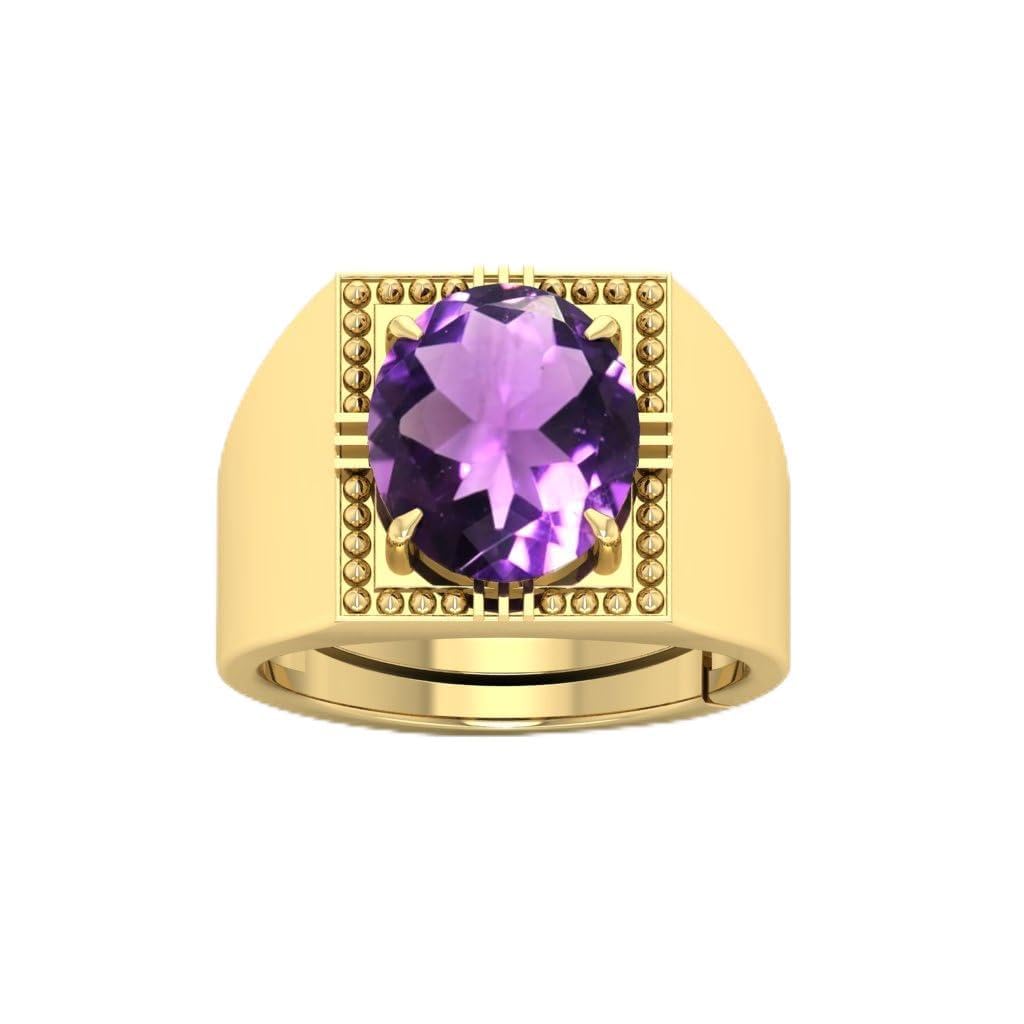 Bague améthyste véritable un symbole d'amour et de sérénité partagée