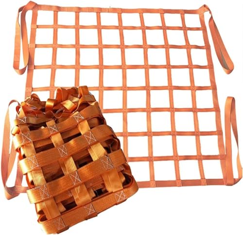 Filet de levage de charge en nylon 2x2m élingue haute résistance 2t