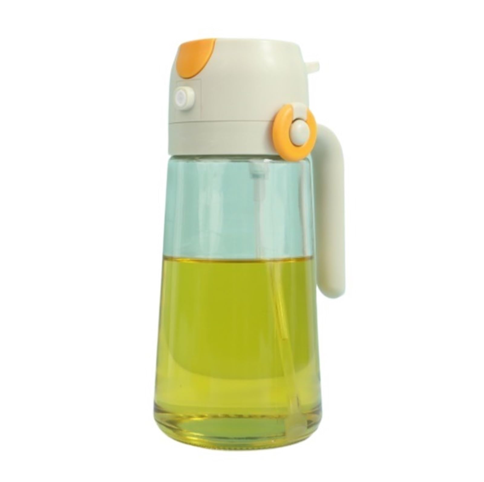 HDICUHNANU Reusable Kitchen Oil Bottles Cruet Home 2 In 1 Oil Sprayer And Dispenser For Air Fryer Baking Grilling Salad Air Fryer, Salad(G)