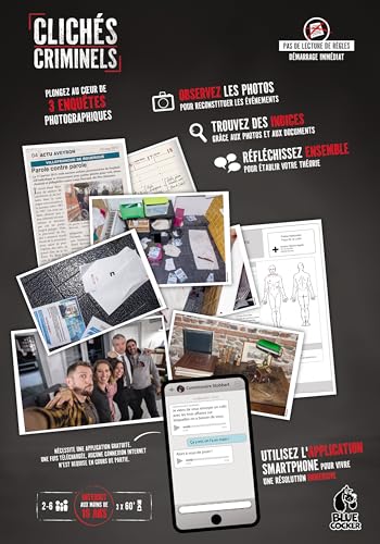 Jeu d'enquête Cocker Clichés Criminels - vue 6