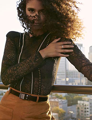 SlideBelts Women's Skinny Ratchet Belt3