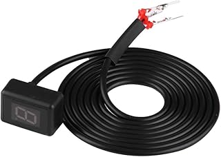 Keenso Motorrad-Ganganzeige, wasserdicht, Motorrad ECU-Stecker, LED-Anzeige, 6 Gänge, digitale Ganganzeige, Schalthebelanz...