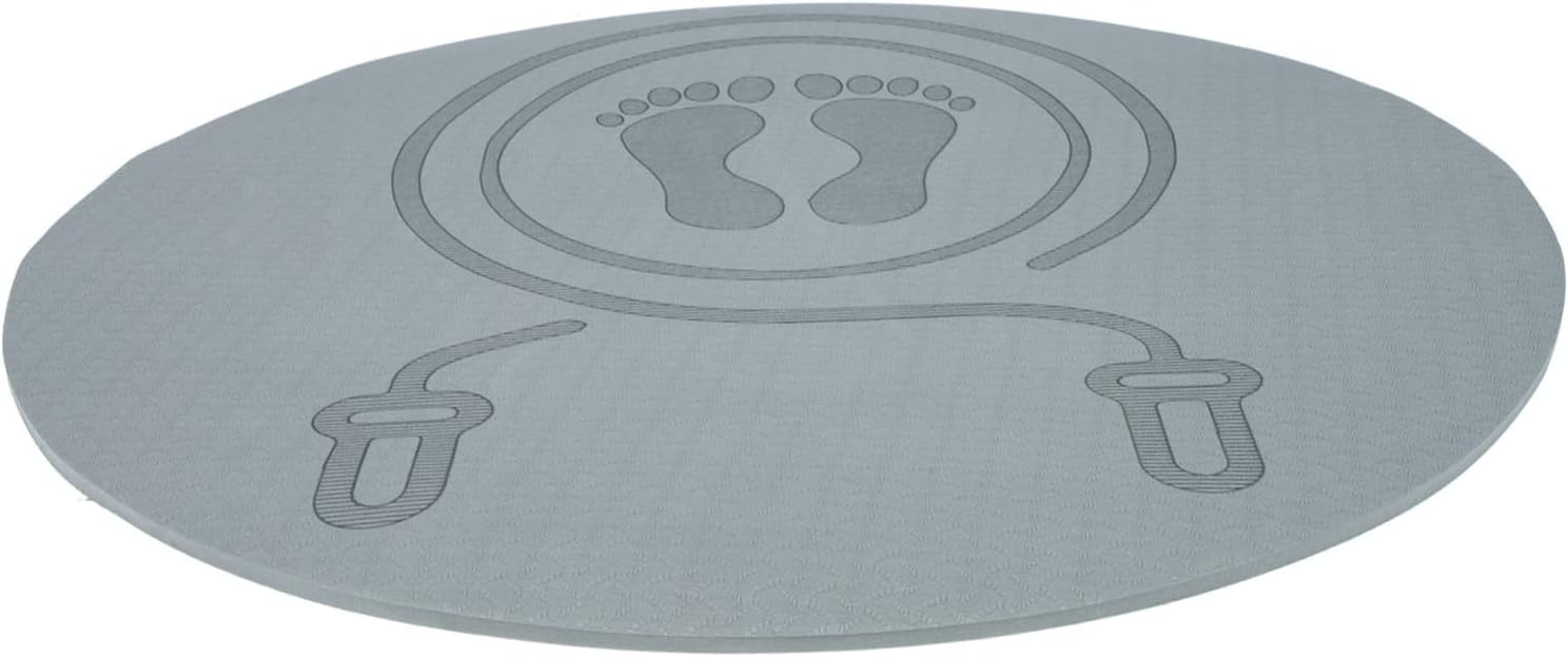 TPE Shock-absorbing Jump Rope Mat Non-slip Round Exercise Cushion for Home Gym Thick Indoor Workout Yoga Mat for Adults and Fitness Enthusiasts