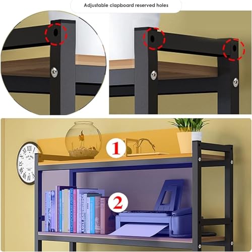 Bibliothèque de Bureau étagère de rangement pour organiser la maison - 5