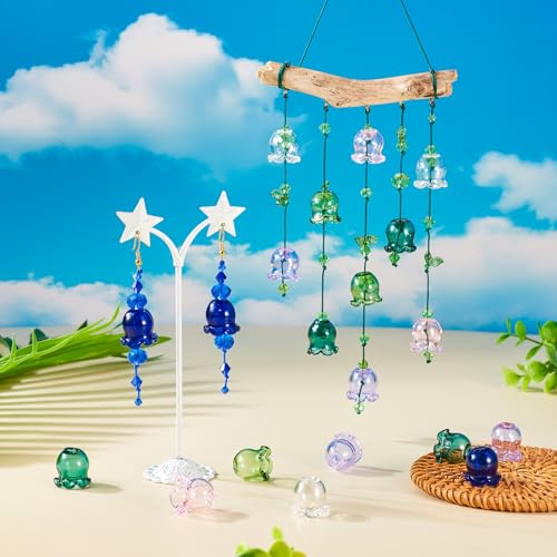 Perles en verre en forme de fleur pour personnaliser vos accessoires DIY