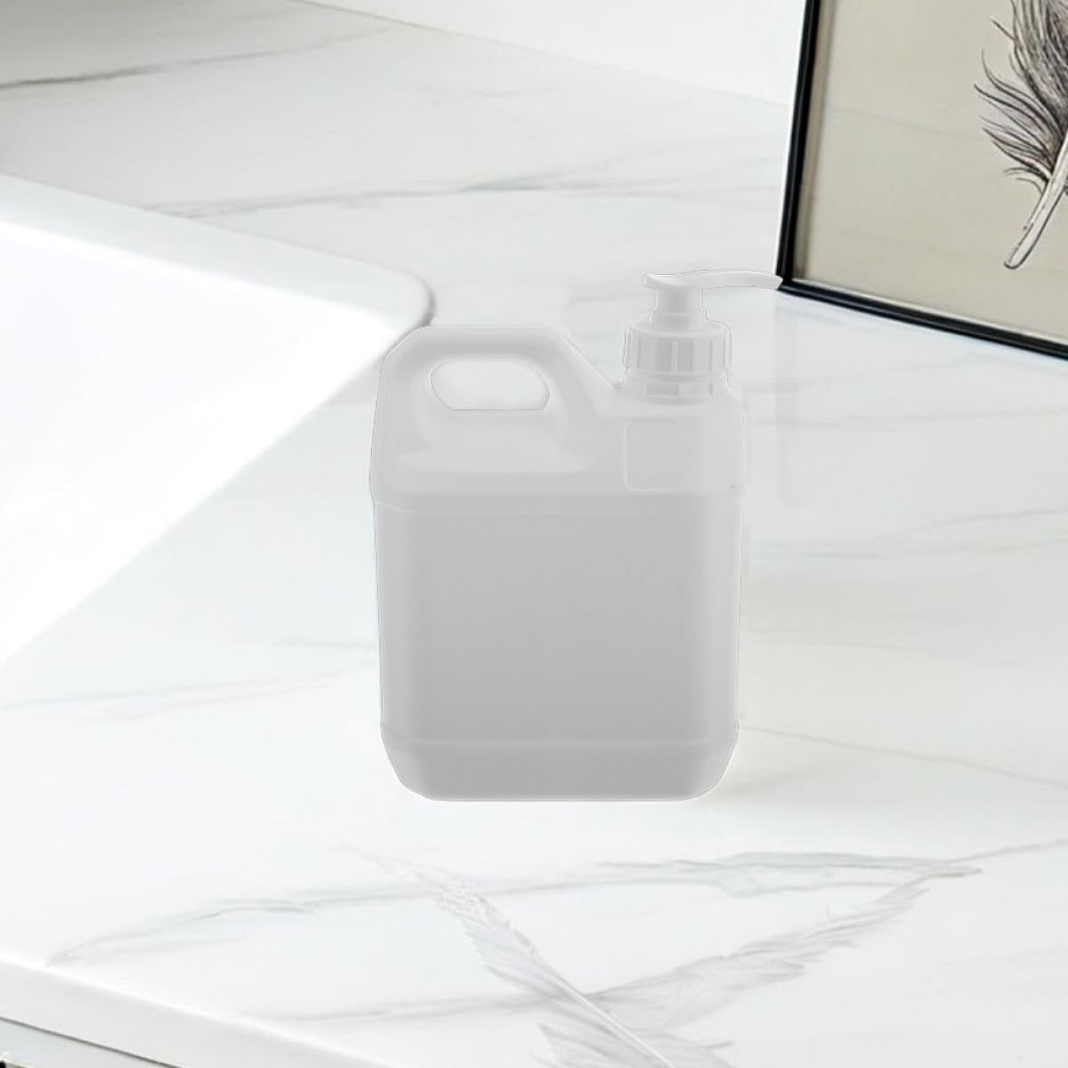 Pumpflaschen 3 Stück Kunststoff Weiße für Shampoo und Seife