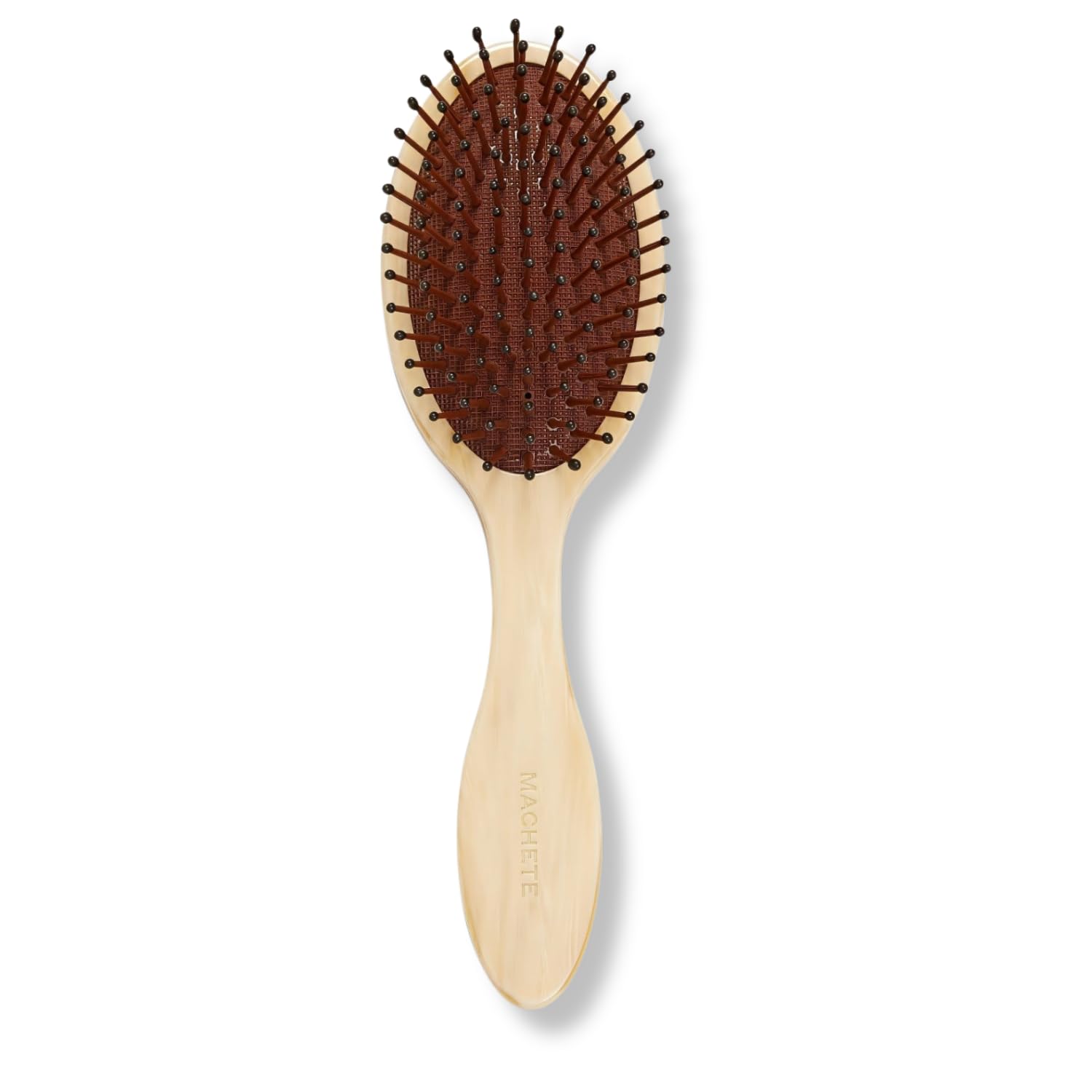 MACHETE Everyday Detangling Hair Brush for Women & Men - Detangler Brush for Natural, Straight, Curly, Wet or Dry Hair and for All Hair Types - Hairbrush for Kids & Adults, 1pk, Alabaster