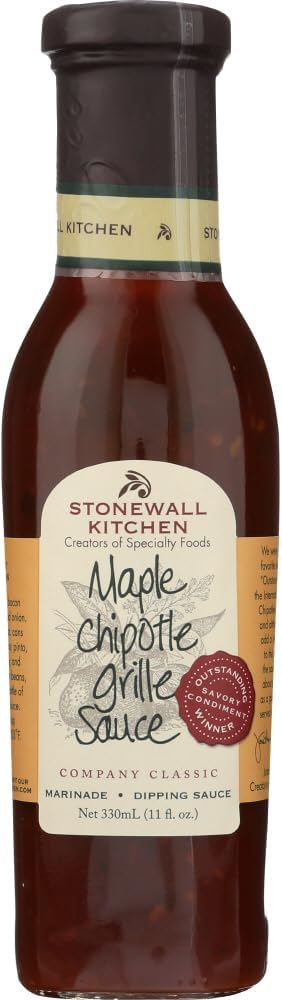 Stonewall Kitchen Maple Chipotle Grille Sauce, 11 Ounces (Pack of 2)