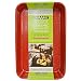 casaWare Toaster Oven Baking Pan 7 x 11-inch Ceramic Coated Non-Stick (Red Granite)