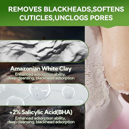 LANBENA Blackhead Remover for Face, 60 Pieces Pore Strips, Nose Plant Strips for Blackheads(1.05 Ounce)