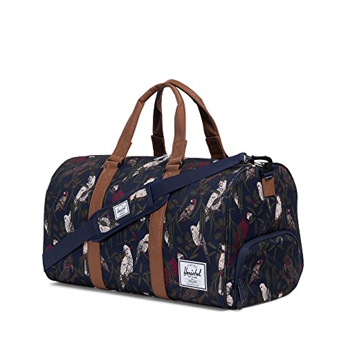 Image of Herschel Supply Co. Novel, Peacoat Parlour /Tan Synthetic Leather