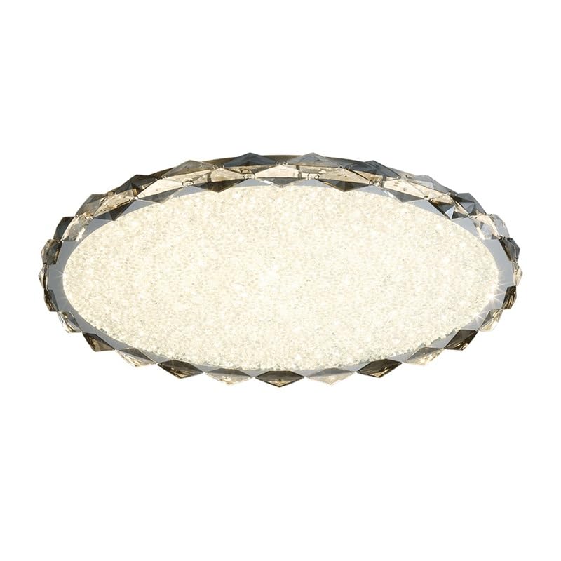 Plafonnier LED cristal moderne luminaire de plafond variable métal