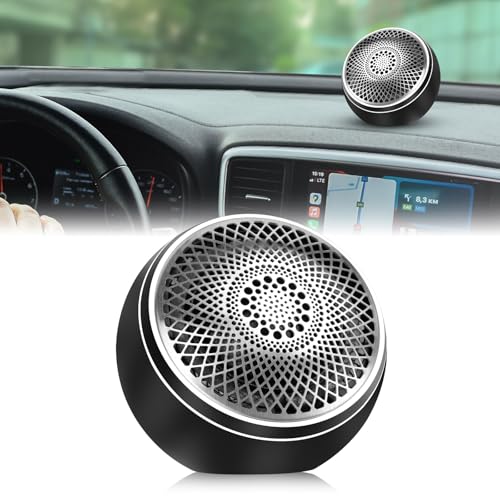 ANNECK 2.5 Inch Universal Car Surface Mount Midrange Speakers 300W Center Speaker | Damage-Free Installation | Professional-Grade Surround Sound | Compatible with All Car Models (1 Piece Silvery)