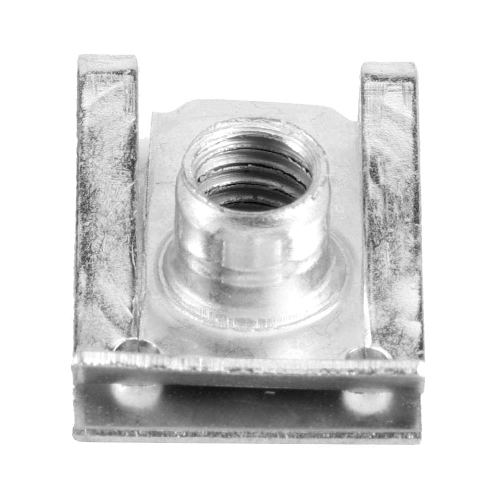 Aramox 75 pièces Clips en U M6 pour Carrosserie Moto et Auto, Écrous à Ressort pour Panneaux de Porte, Fixations pour Carénage et Tableau de Bord, Acier au Manganèse