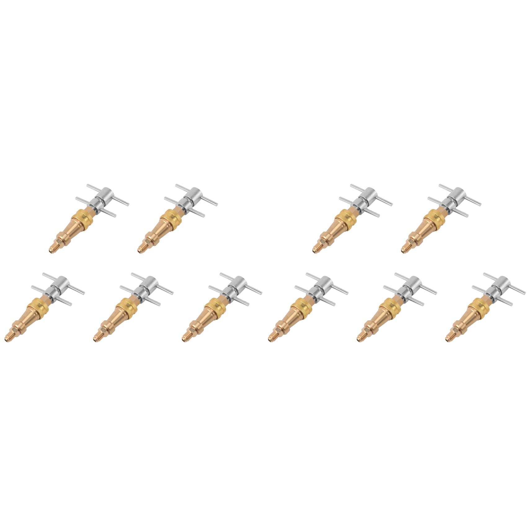 Vjsujehgy 10X Tools High Pressure Washer 1/4 Inch FNPT Refrigerator Quick Coupling Brass Washer Quick Connect Plug
