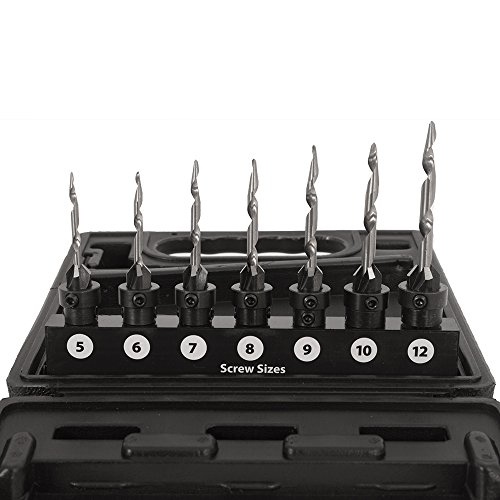 22 Piece Taper Drill Bit Set By Peachtree Woodworking Pw924 #TOP1