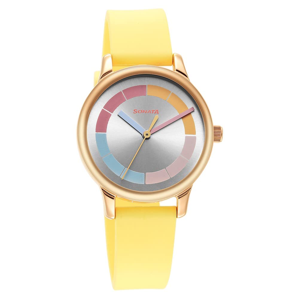 Sonata Splash Silver Dial Women Watch with Plastic Strap-8178WP02 (B0BS3LRTFZ) Amazon Price History, Amazon Price Tracker