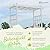 Dura-Trel Bakersfield 28 by 72 by 82 Inch Heavy Duty Weather Stabilized PVC Vinyl Outdoor Garden Arbor with Ground Anchors, White