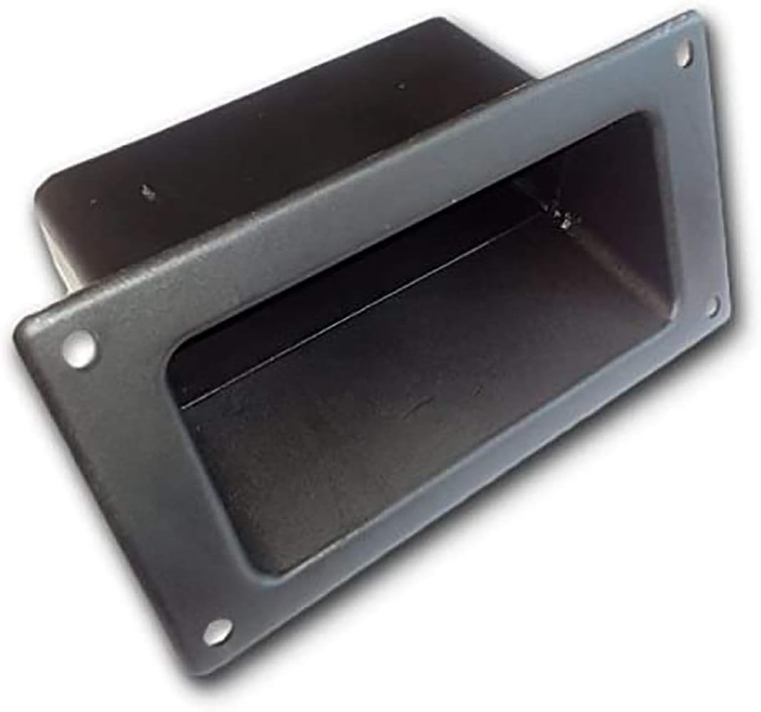 MIYAKO Recessed Speaker Handle Pocket Style 4" x 3.5" for Speaker Box Cabinet - Long Lasting Heavy Duty Black ABS Plastic Construction Lift Heavy Items Without the Worry of Braking them 1 Pair (2 PCS) : Electronics
