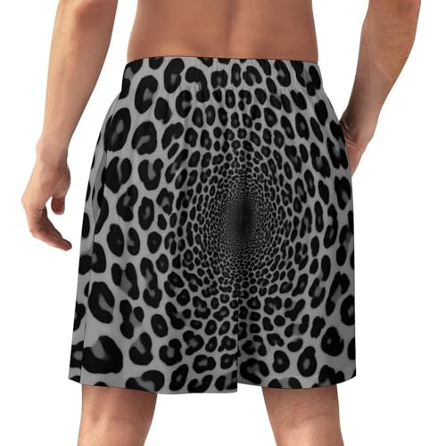 Men's Lounge Pajama Shorts, Comfortable Breathable Sleep Shorts Pajama Bottom with Elastic Waistband3