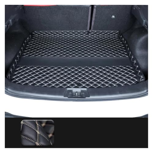 Tapis de protection en cuir de coffre auto pour Nissan Qashqai J11 noir