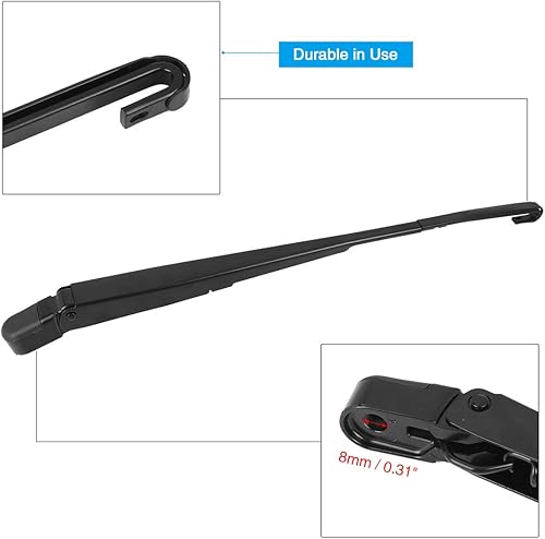 Miniatura 4 de X AUTOHAUX Juego de brazo de limpiaparabrisas trasero de 21.654 in 22 pulgadas para Honda Crosstour 2010 2011 2012 2013 2014 2015 2016