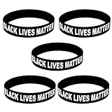 Black Lives Matter BLM Silicone Wristbands (5 pack)