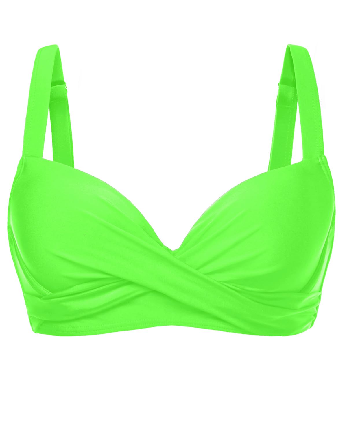 Women Underwire Bikini Top - Bra Padded Push Up Swimsuit Top