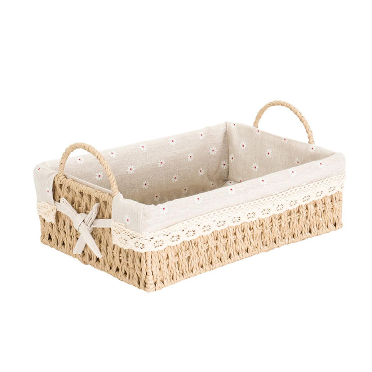 Panier en tissu et corde pour organiser la maison avec élégance