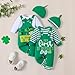 VINUOKER Baby Boy My First St.Patrick's Day Outfits 3Pcs Infant Newborn Baby boys Shamrocks clothes sets