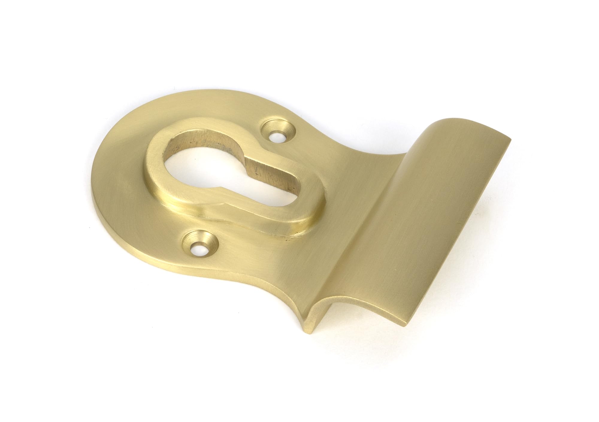 From the Anvil Euro Cylinder Door Pull - Satin Brass