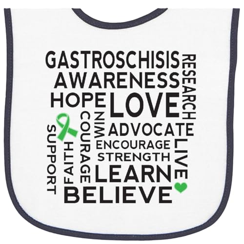 inktastic Gastroschisis Support Awareness Gift Baby Terry Cloth Bib
