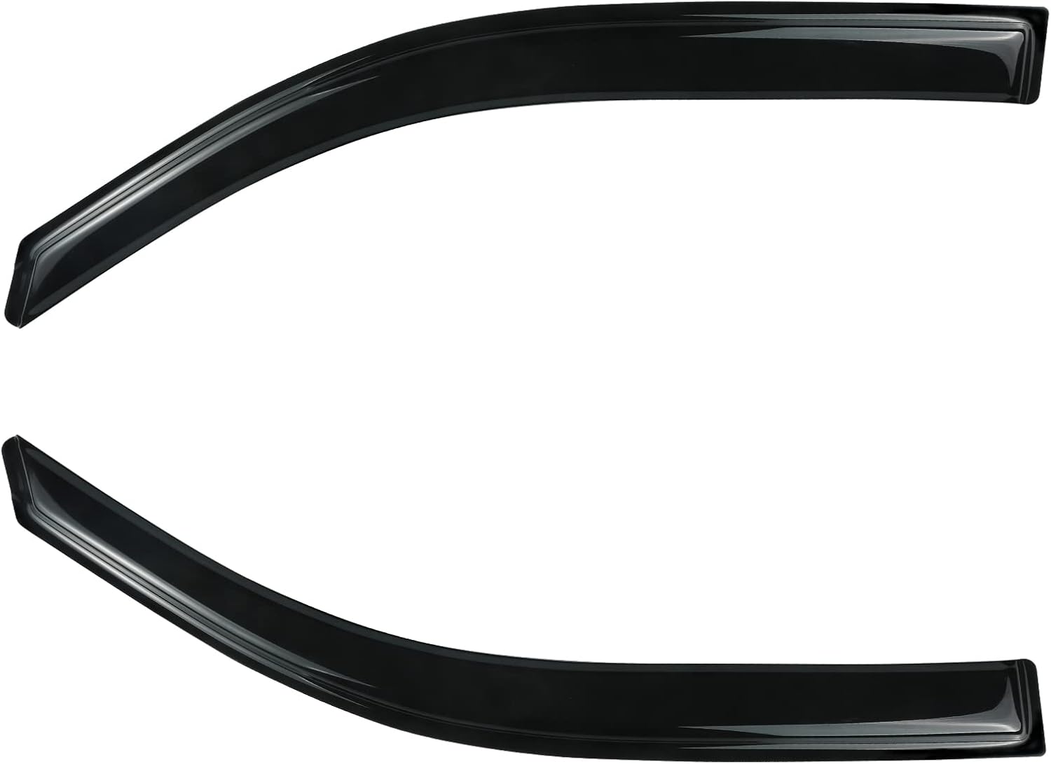 Window Visor Deflector Compatible with Ram 1500 2019-2025 Quad Cab Sun/Rain Guards Smoke 4pcs,No Classic Model 94813