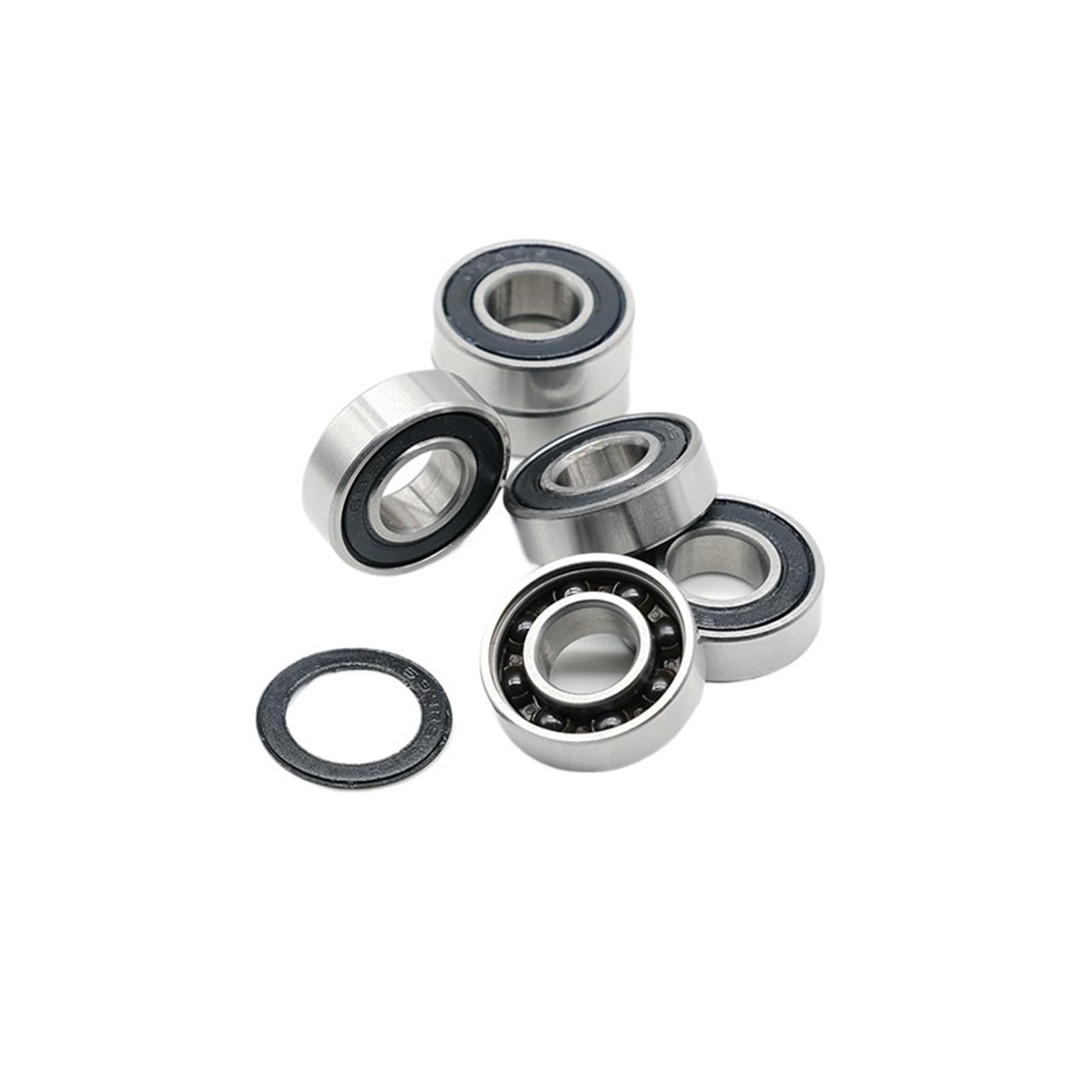 Rodamiento Cerámico Híbrido 699RS De 9 X 20 6 Mm ABEC-9 (2 Unidades) For Husillo Motor Industrial. Rodamientos Bolas Híbridos 699HC Si3N4 3NC 699 RS 2RS(163110RS CB 16x31x10)