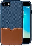 Evutec Compatible with iPhone 6/6s/7/8/SE(2020) Unique Heavy Duty Case Premium Leather + TPU...