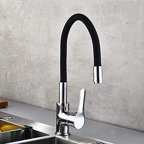 Robinets de cuisine pour évier eau chaude et froide orientable